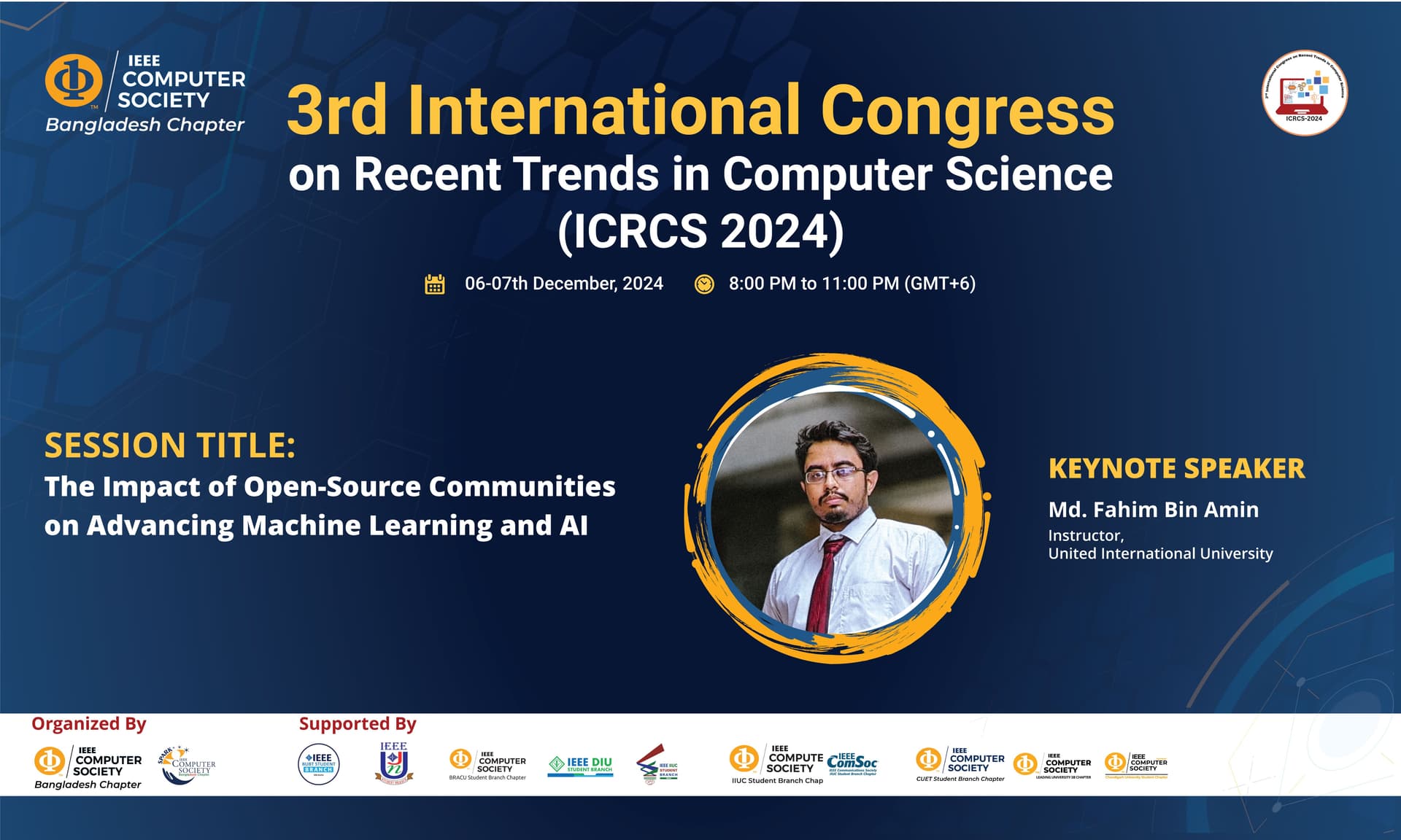 Speech · ICRCS 2024