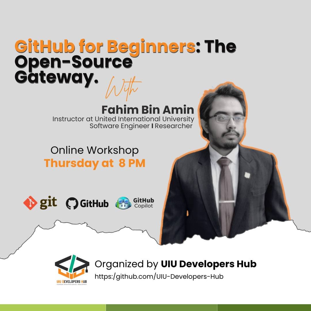 Workshop · GitHub for Beginners