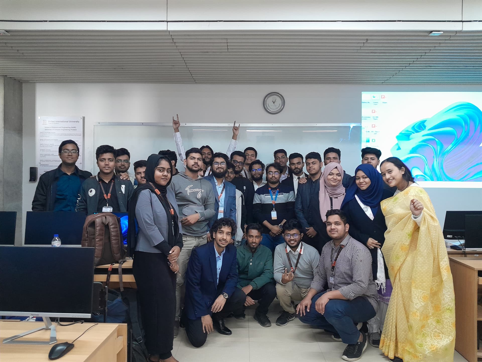 Last Class · With My Students