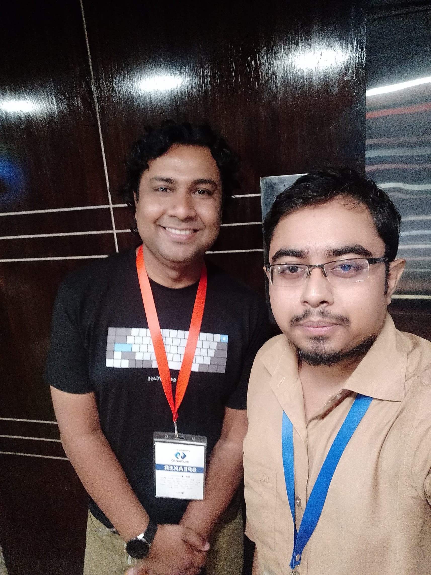 With Tapas Adhikary · DevConf 1.0