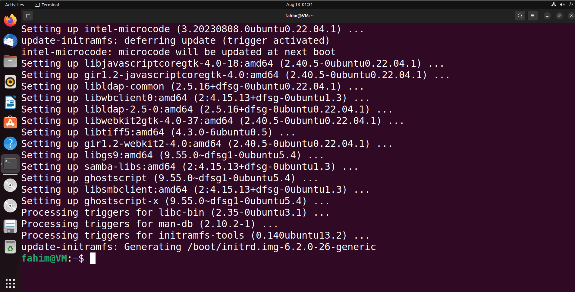The upgrade might take some time depending on the file sizes that it needs to download and your internet speed.