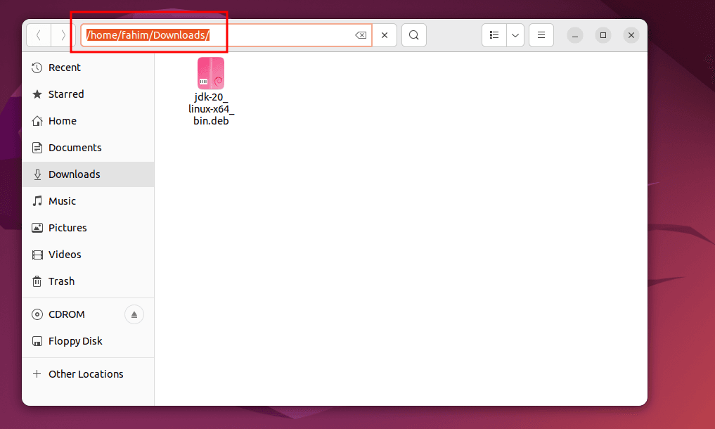 You can use the shortcut Ctrl + L to display the whole directory path.