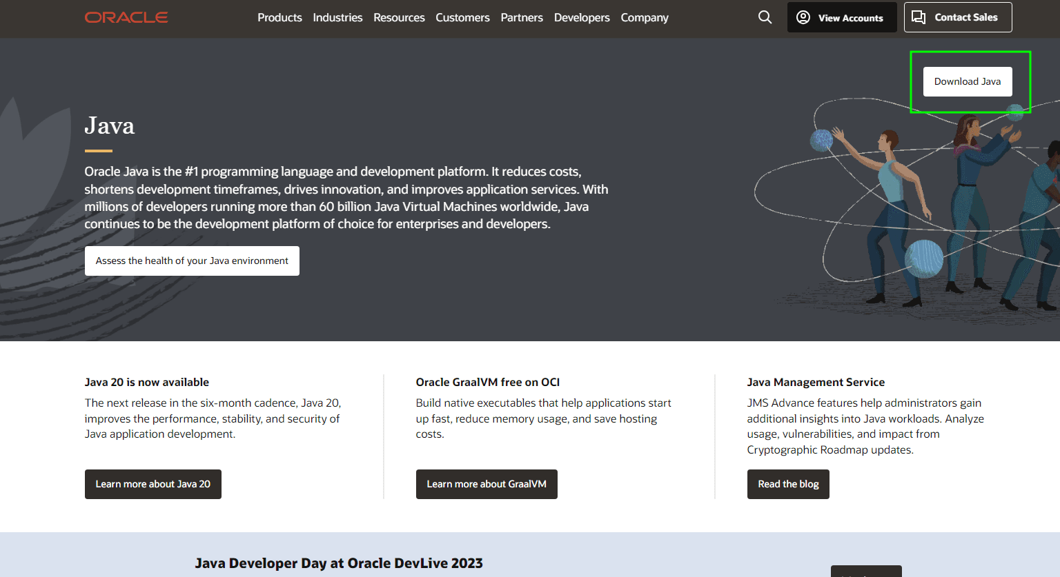 Then click Java under the Hardware and Software section.
