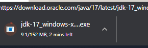 You'll need to wait a little while for it to complete the downloading process.