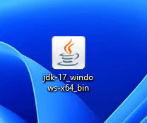 After downloading the file, you will get an executable file like below: