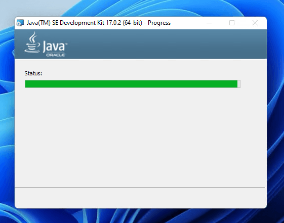 Finish the installation process.