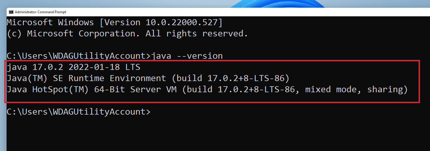 If it provides the version you have just installed, then you are good to go!