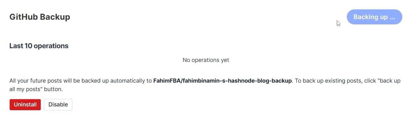 It will backup every post you had before creating the automatic backup.