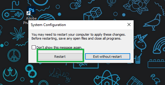 Then you can just click "Apply", and then click "OK".