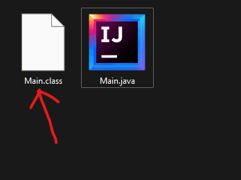 This will create the class file we need under the same directory.