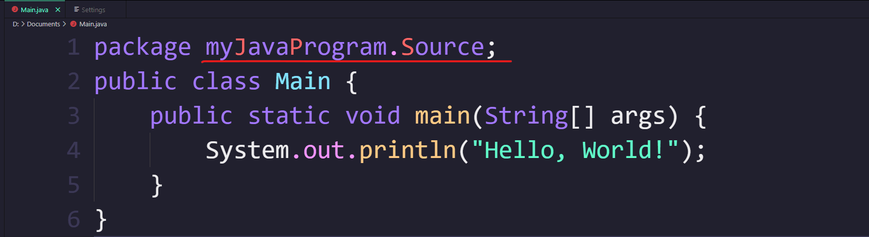 If you think that you might mess up this step, then you can copy the directory directly from your Java code.