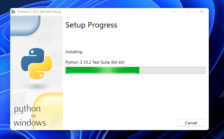 Then click Install.