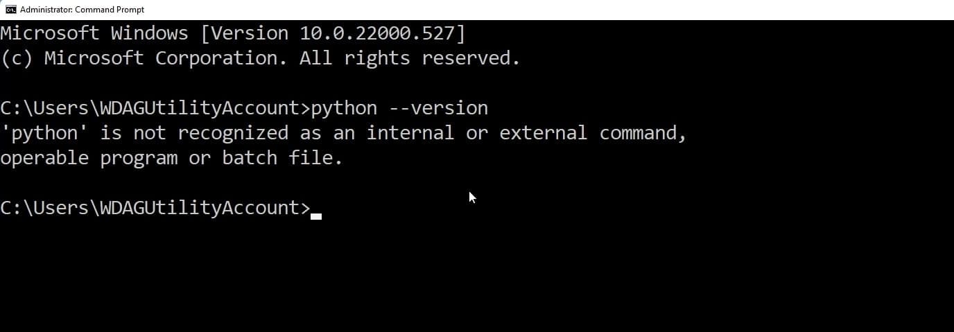 In your case, the version of Python might be different.