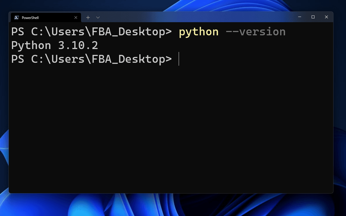 Then we need to apply the following command: