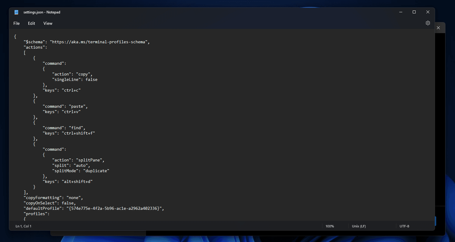 For me, it is Notepad – but for you, it might be VS Code or any other text editor you want.