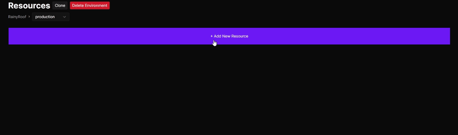 Add new resource