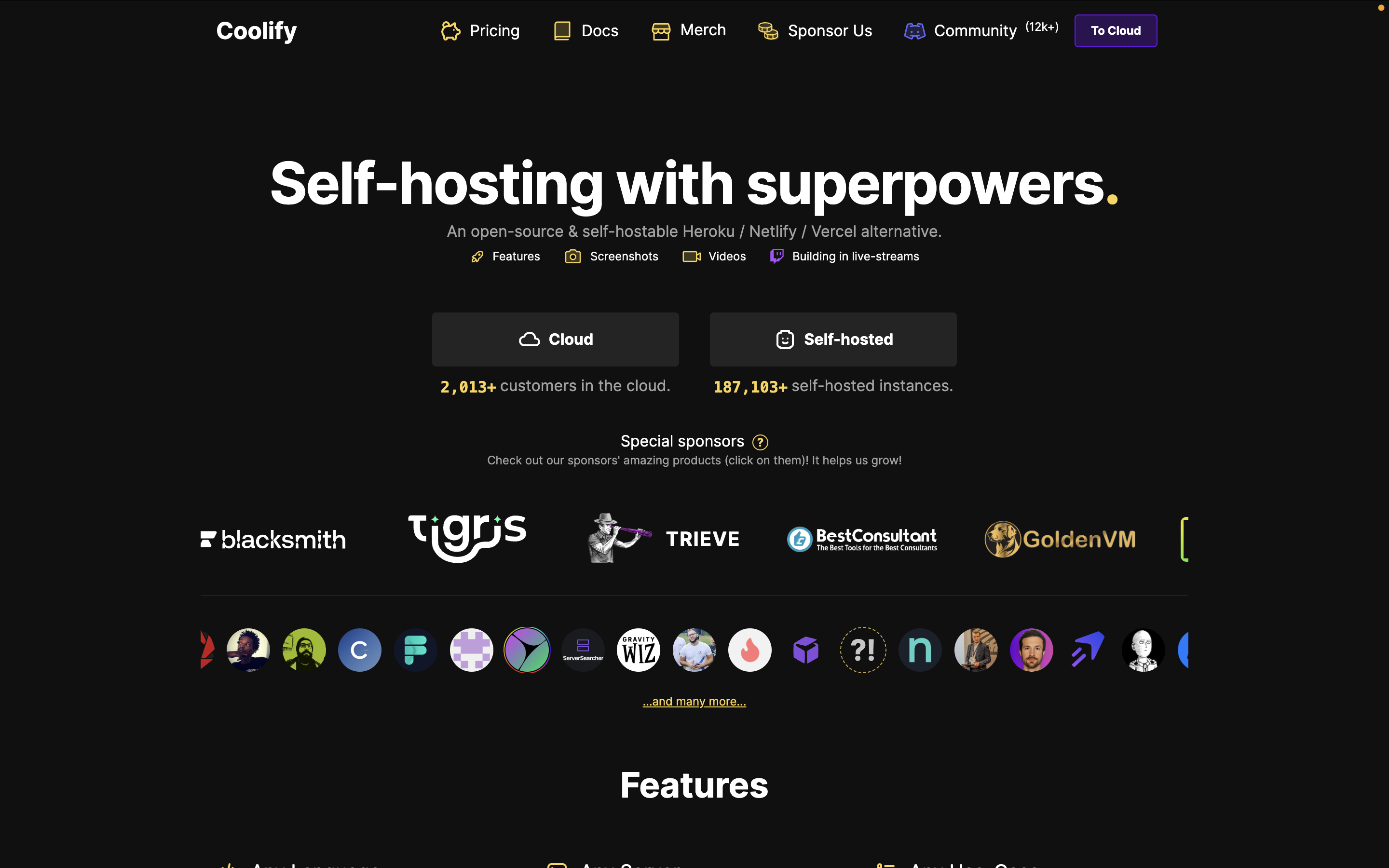 Coolify setup screenshot